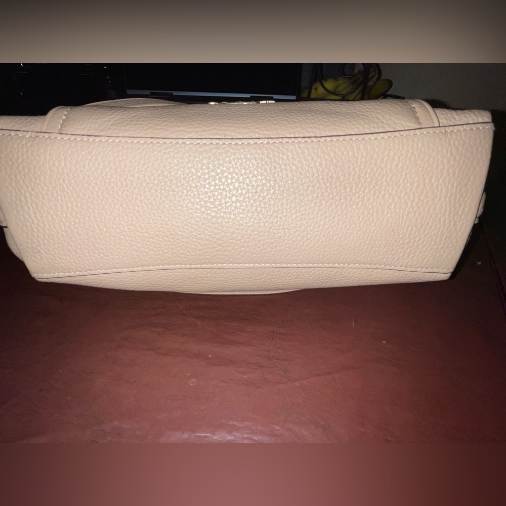 Coach Pebbled Leather Crossbody Bag in Taupe - Picture 15 of 16